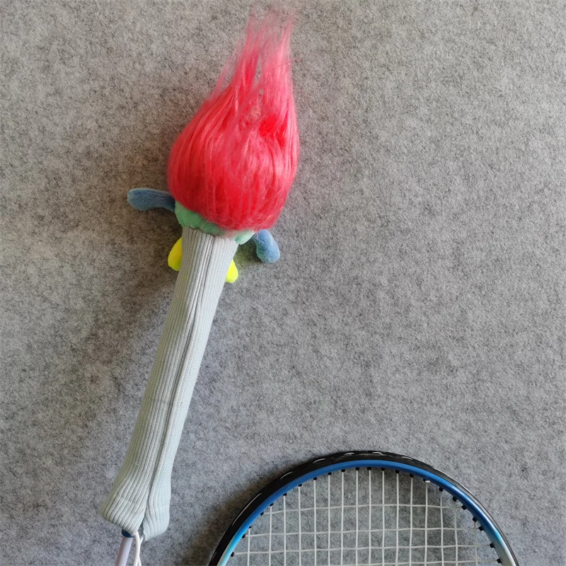 Dopamin Genie Badminton Schläger Griff Abdeckung Plüsch Puppe Griff Protektoren Handwerk Geschenk