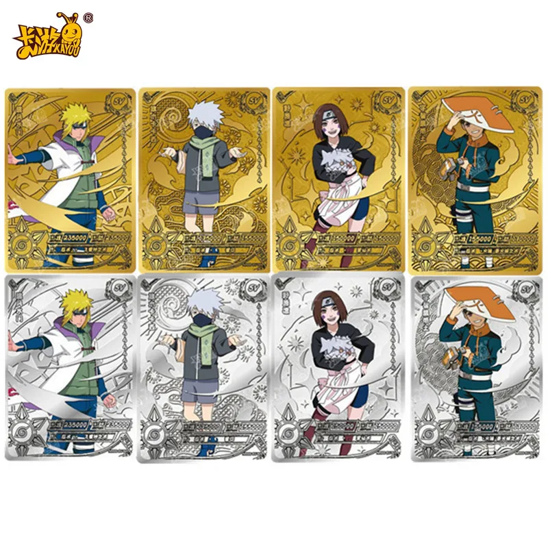 KAYOU New Naruto Card Genuine Double Eleven Gift Box card SV Card Anime Kakashi Sasuke Naruto OR card HR card Collection Card