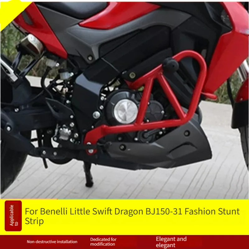 For Benelli Little Raptor BJ150‑31 Motorcycle Front Crash Bar Bumper Guard Stunt Bar Anti‑Fall Protection Modification Accessori