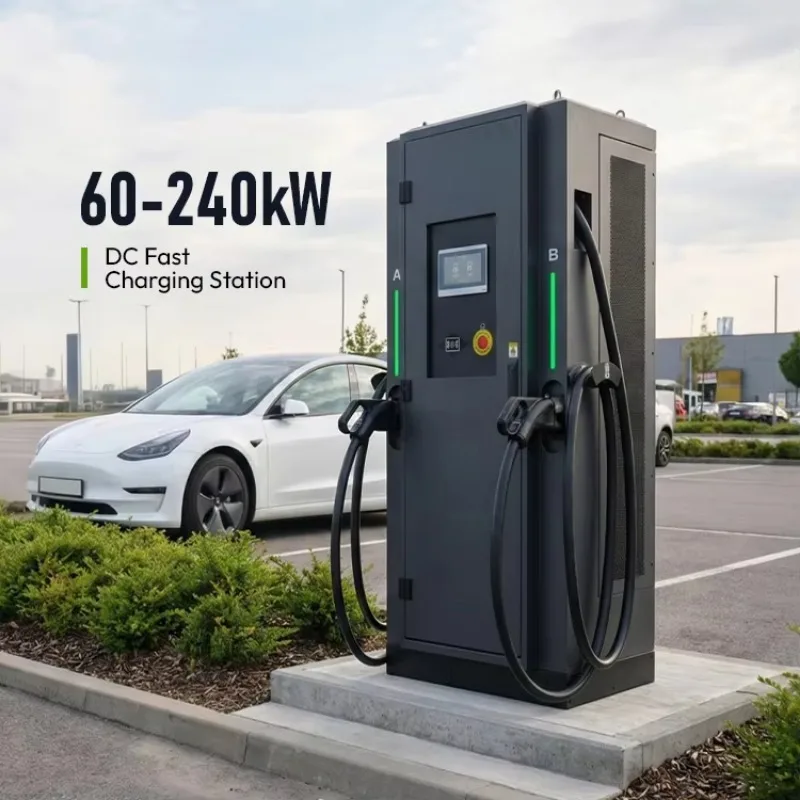 Customized Smart DC EV Floor-standing Charging Station 60kW 240kW With APP Control RFID Card Optional EV DC Charger