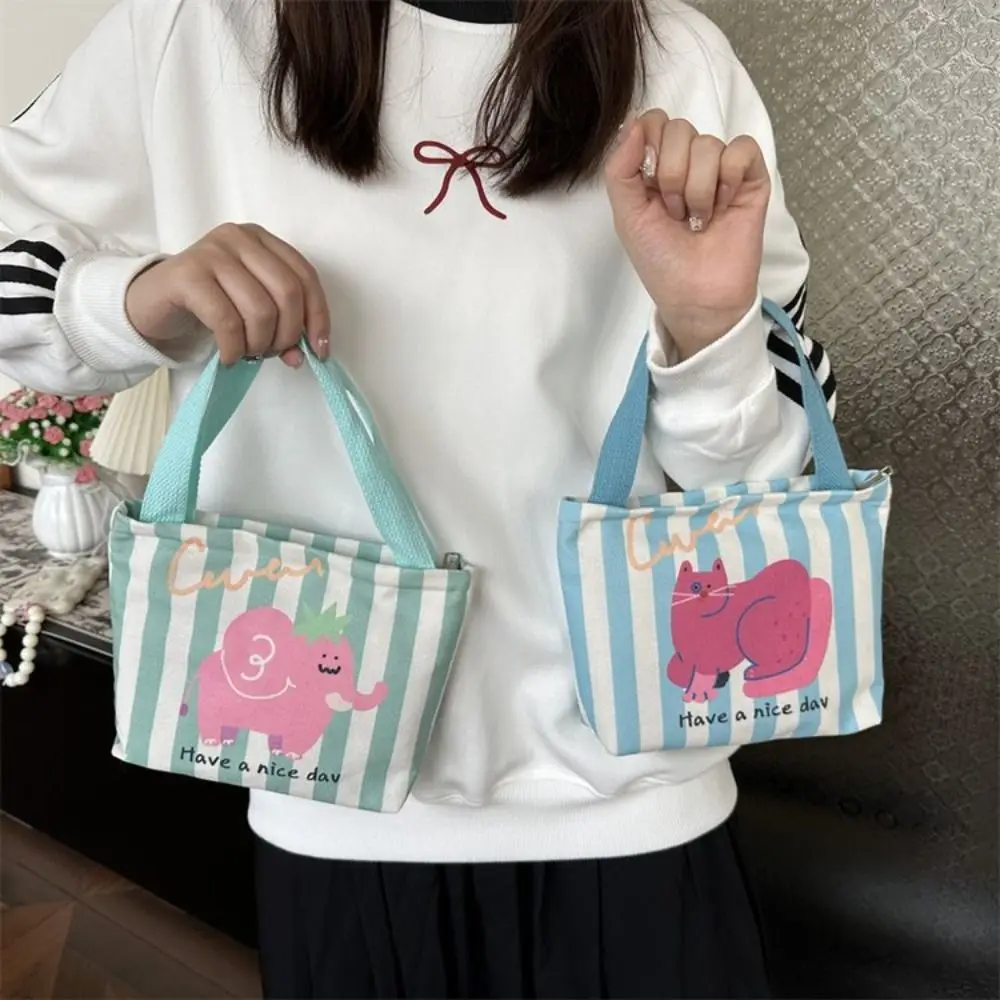 

Новая мини-холщовая сумка с героями мультфильмов, женская сумка в корейском стиле, маленькие сумки, милая сумка для обеда, повседневная сумка-тоут, ручная сумка для закусок, смена