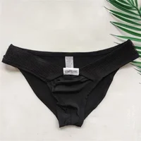 Hot Hollow Men's Sexy Iice Silk Underwear Men Comfy Breathable Low-Waist Panties Breathable Low-waist U Convex Briefs 3