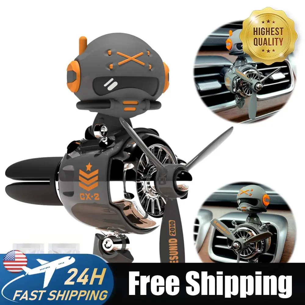 Airplane Pilot Car Fresheners Vent Clip Car Air Freshener Car Aromatherapy Clip Gifts for Him Her Friends Families