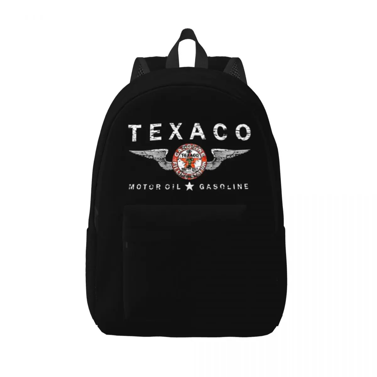 

Texaco Oil Five-Pointed Star Classical Backpack High School Hiking Travel Daypack for Men Women Laptop Computer Shoulder Bag