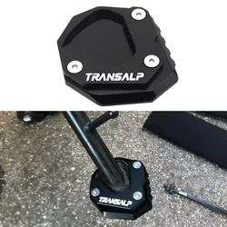 XL750 TRANSALP Motorcycle Kickstand Foot Side Stand Extension Pad Support Plate Enlarge For Honda Transalp 750 XL 750 2023 2024