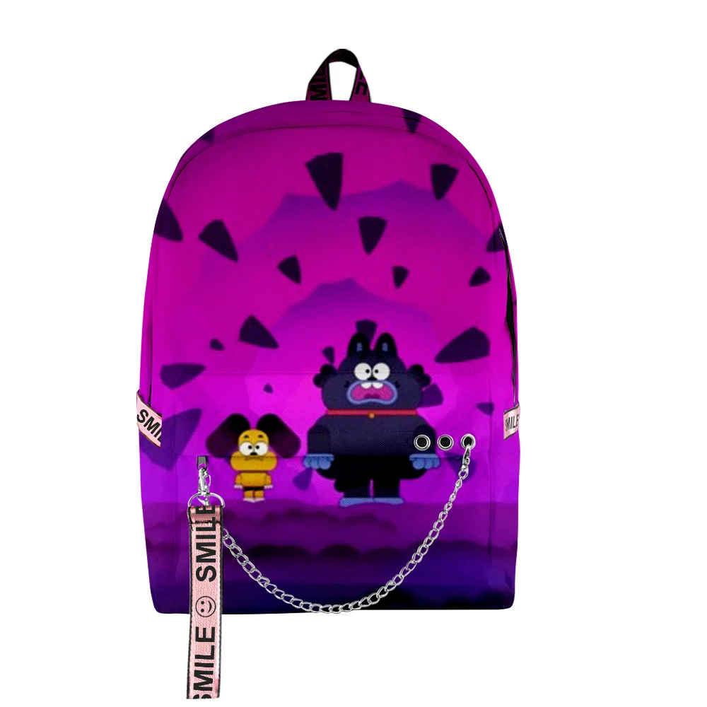 Imagem -05 - Mochila de Desenho Animado Anime com Zíper Mochila Estilo Casual Harajuku Bolsa de Viagem Única Perdemos Nosso Humano 2023 Novo