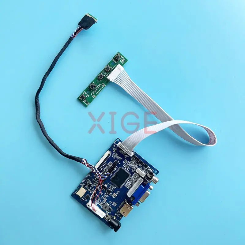 For N184H6 N184HGE Driver Controller Board DIY Assembly Kit Compatible-HDMI VGA 2AV 18.4