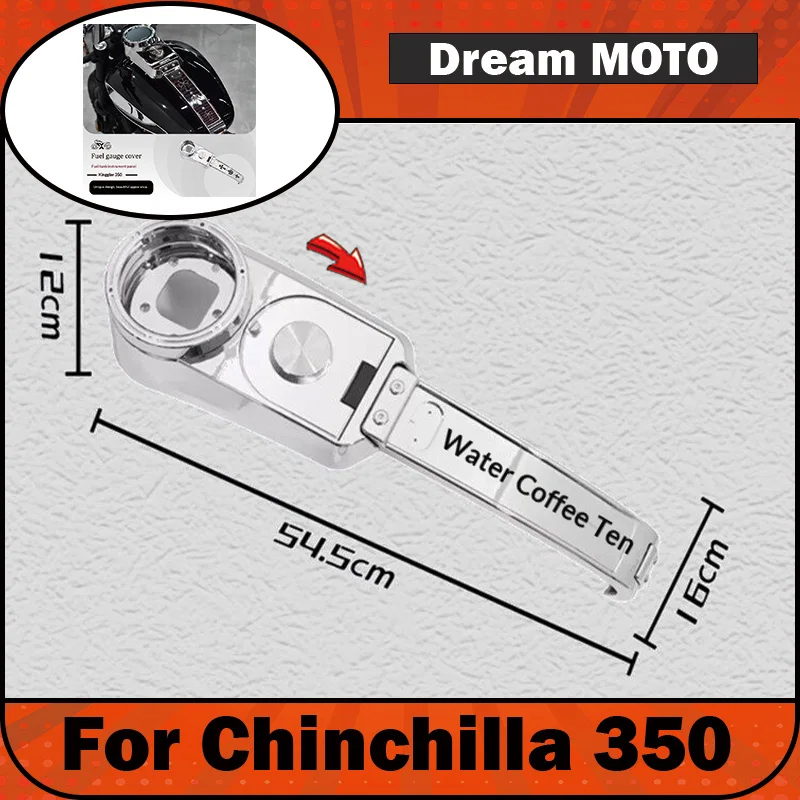 【Premium】For Chinchilla 350 Fuel Tank Instrument Cover – Specifically designed for raised fuel tanks, installs without damaging