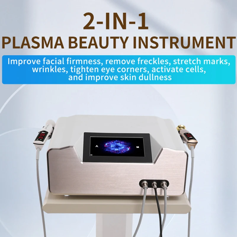 FibroCyclPlasma Pen Face Lift Machine de soins de la peau, élimination des cicatrices d'acné, usage domestique et commercial, 2 en 1