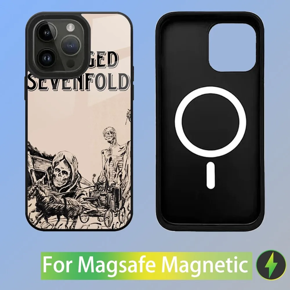 A-Avenged Sevenfold Phone Case For iPhone 15,14,13,12,11,Plus,Pro,Max Mini Magsafe Magnetic Wireless Charging