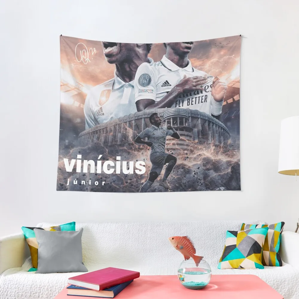 vinicius junior Tapestry Bedrooms Decorations Wall Hanging Decor Aesthetic Decoration Tapestry