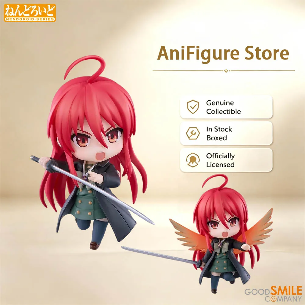 Original en stock GOOD SMILE Nendoroid # Figura de acción coleccionable del anime Shakugan no Shana III Shana 2.0, modelo 3029