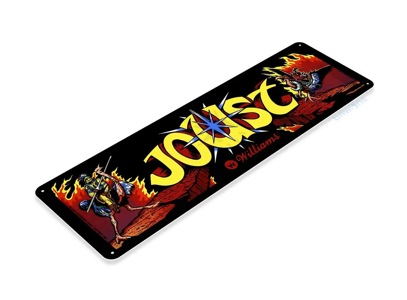 Tinworld Tin Sign Joust Arcade Game Room Marquee Metal Sign Decor Retro Arcade Console A457