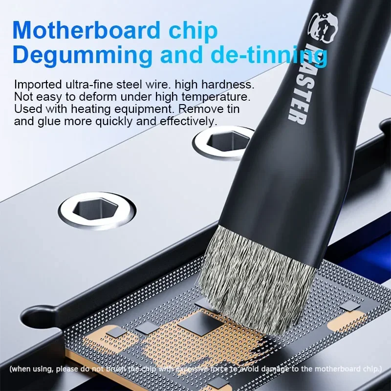 NEW Version MECHANIC Double-head Degumming Brush Multifunctional Cellphone Motherboard PCB Board IC Pad Glue Removal Brush
