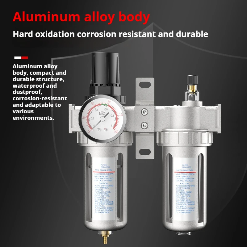 SFC200 Luftkompressor Filterregler Öl Wasserabscheider Falle Regelventil Pneumatische Teile