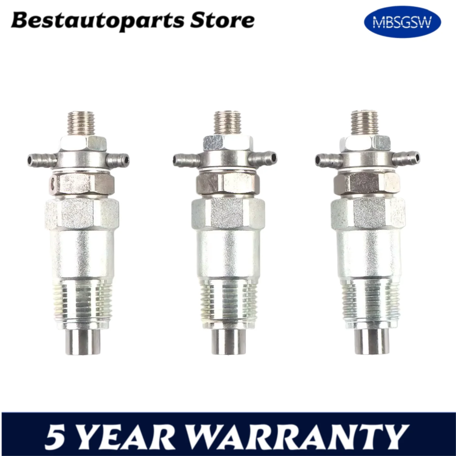 3PCS Fuel Injector 1522153020 15221-53030 15221-53140 70000-65209 For Kubota D750 D850 D950 D1302 D1402 V1702 V1902 Engine Parts