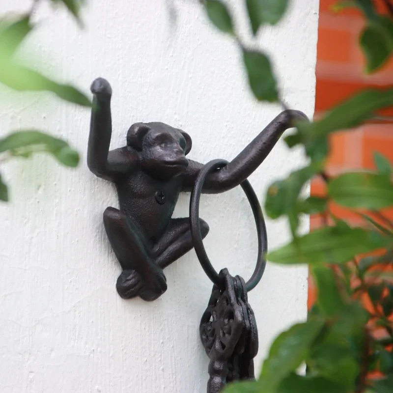 

Creative Animal Monkey Decoration Hook Wall Wall Hanging Porch Store Vintage Key Rack Personalized Coat Hook