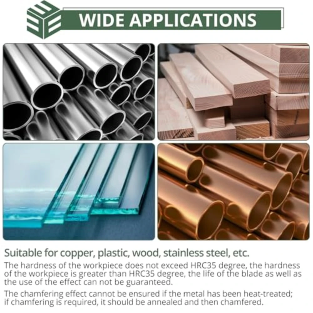 EYPINS Air Chamfer Tool, Mini Pneumatic Chamfering Machine for Metal Wood Steel Brass Acrylic, 45 Degree Arc, 30000 RPM 1/4"