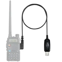 Baofeng UV-5R 82 BF-888S UV-S9PLUS UV-13 16 17 21 Pro Quansheng UV-K5 5R Plus walkie talkie USB programming cable CD