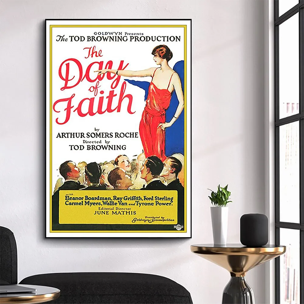 WM3321 The Day of Faith Classic Movie HD Silk Fabric Poster Art Decor Indoor Painting Gift