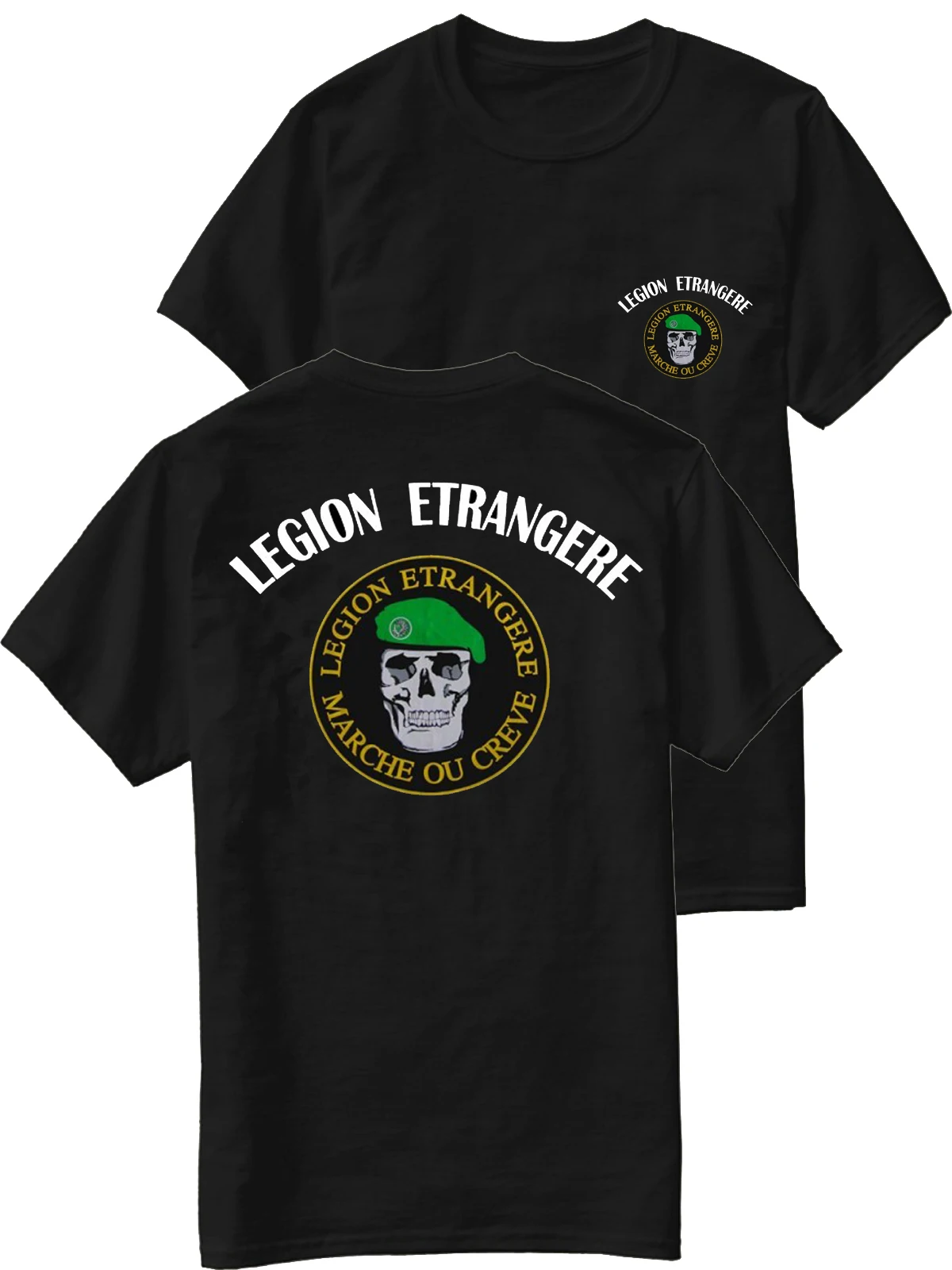 Walk or Death. French Foreign Legion T-Shirt Short Sleeve Casual 100% Cotton O-Neck Summer Mens T-shirt Size S-3XL