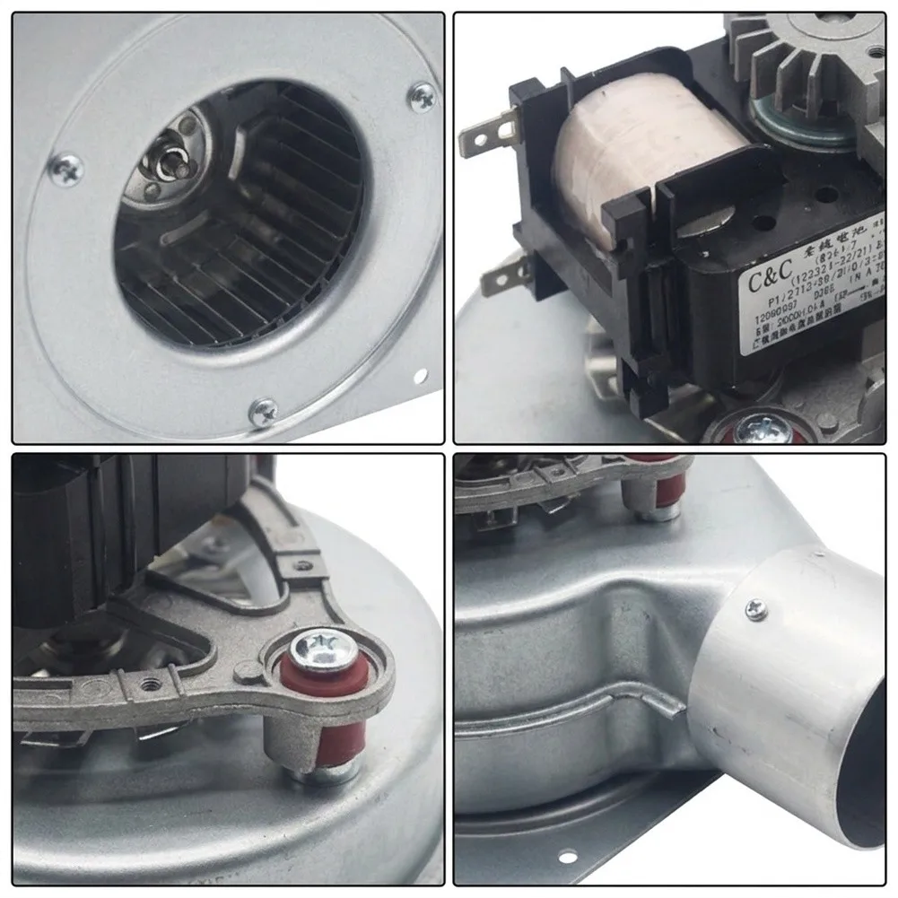 Wall Mounted For Exhaust Fan Motor for Boiler Smoke Removal Compatible with For Hot Water Heating Units 10cm 16cm 20cm