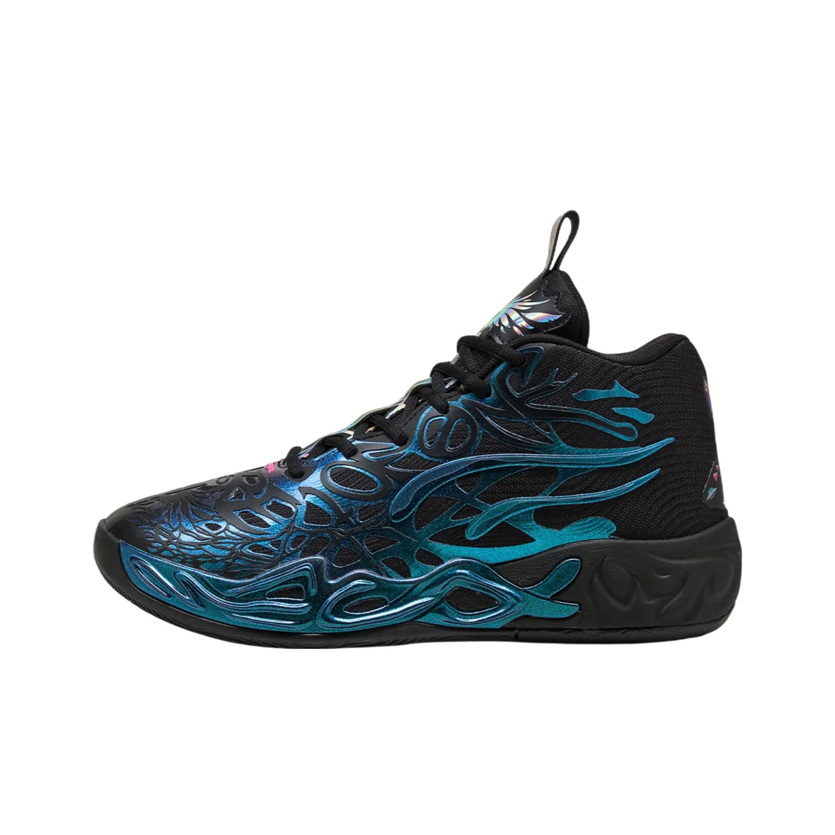 PUMA MB.04 Mid top Basketball Shoes Unisex Black Blue 311310-01