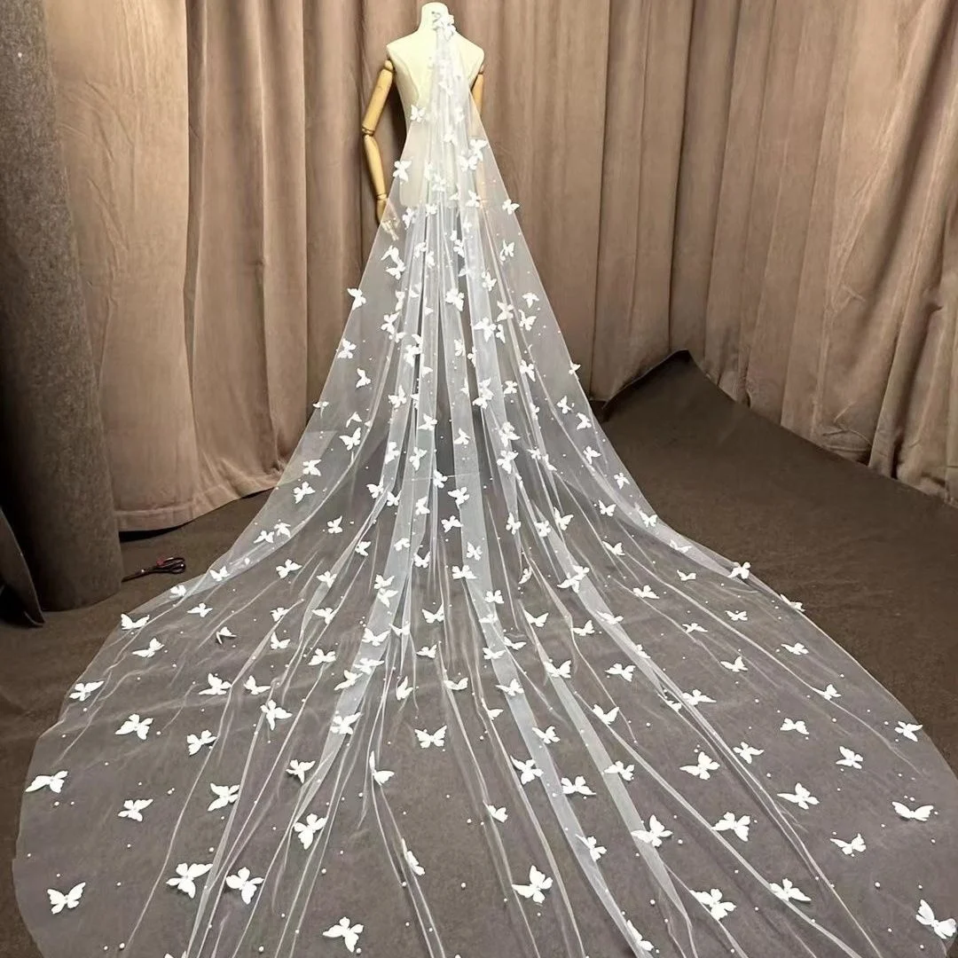 حجاب اللؤلؤ بدون أمشاط للنساء ، إكسسوارات الزفاف ، حجاب العروس ، إكسسوارات نسائية