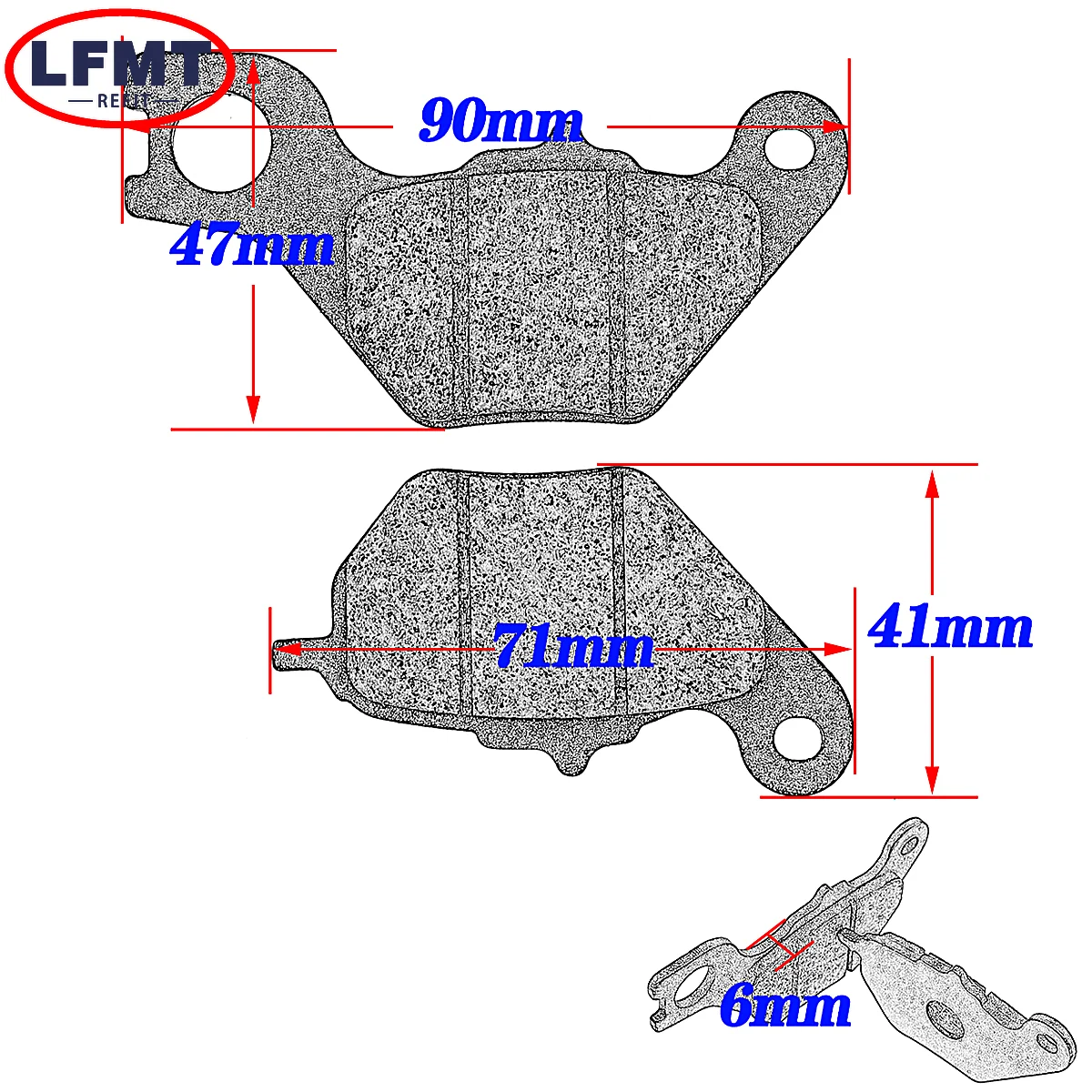 Electric Motorcycle Accessories FrontRear Brake Pads Super Soco CU1 CU2 CU3TS TC-MAX Pro TS RU CU-MINI Original Parts