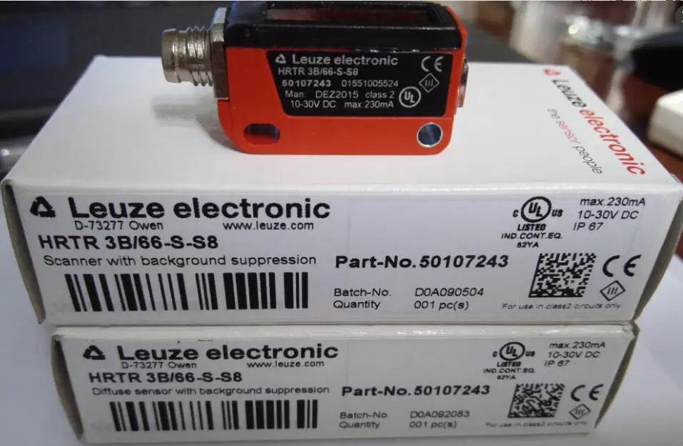 New original LEUZE Photoelectric Sensor Induction switch Electric Eye HRTR 3B/66-S-S8