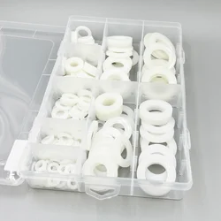 Nylon Washer White Black Plastic Nylon Flat Washer Plain Insulation Gasket Ring M2 M2.5 M3 M4 M5 M6 M8 M10 M12-M20 for Screw Kit