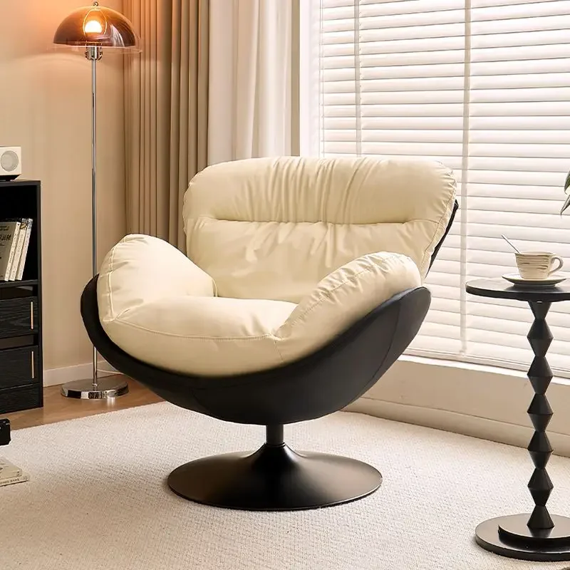 Nordic Sofa Stuhl Einzelne Person Rotierenden Moderne Minimalistischen Hause Wohnzimmer Balkon Schlafzimmer Freizeit Lesen Stühle Liege