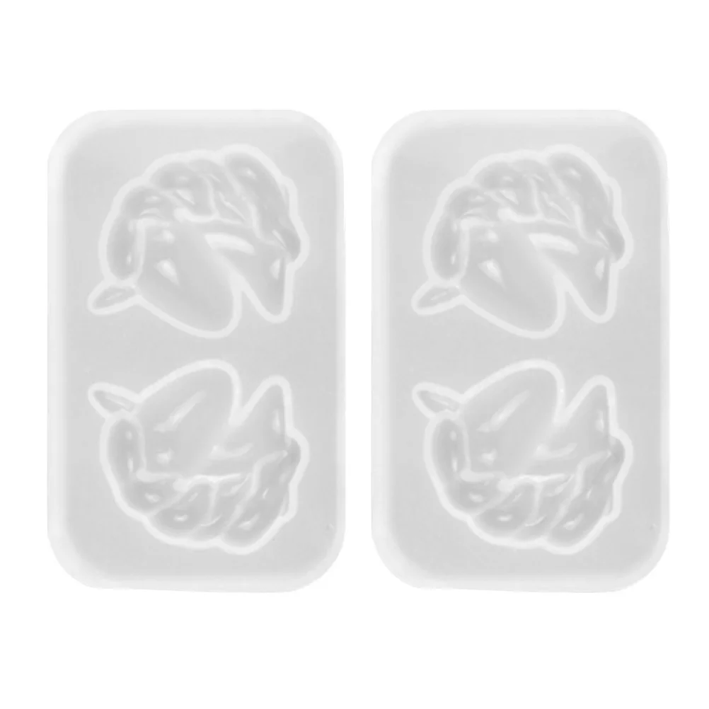 

2 pcs Unicorn Silicone Mold DIY Shape Creative Crystal Epoxy Handmade Nonstick Easy Clean Recyclable Jewelry Parts