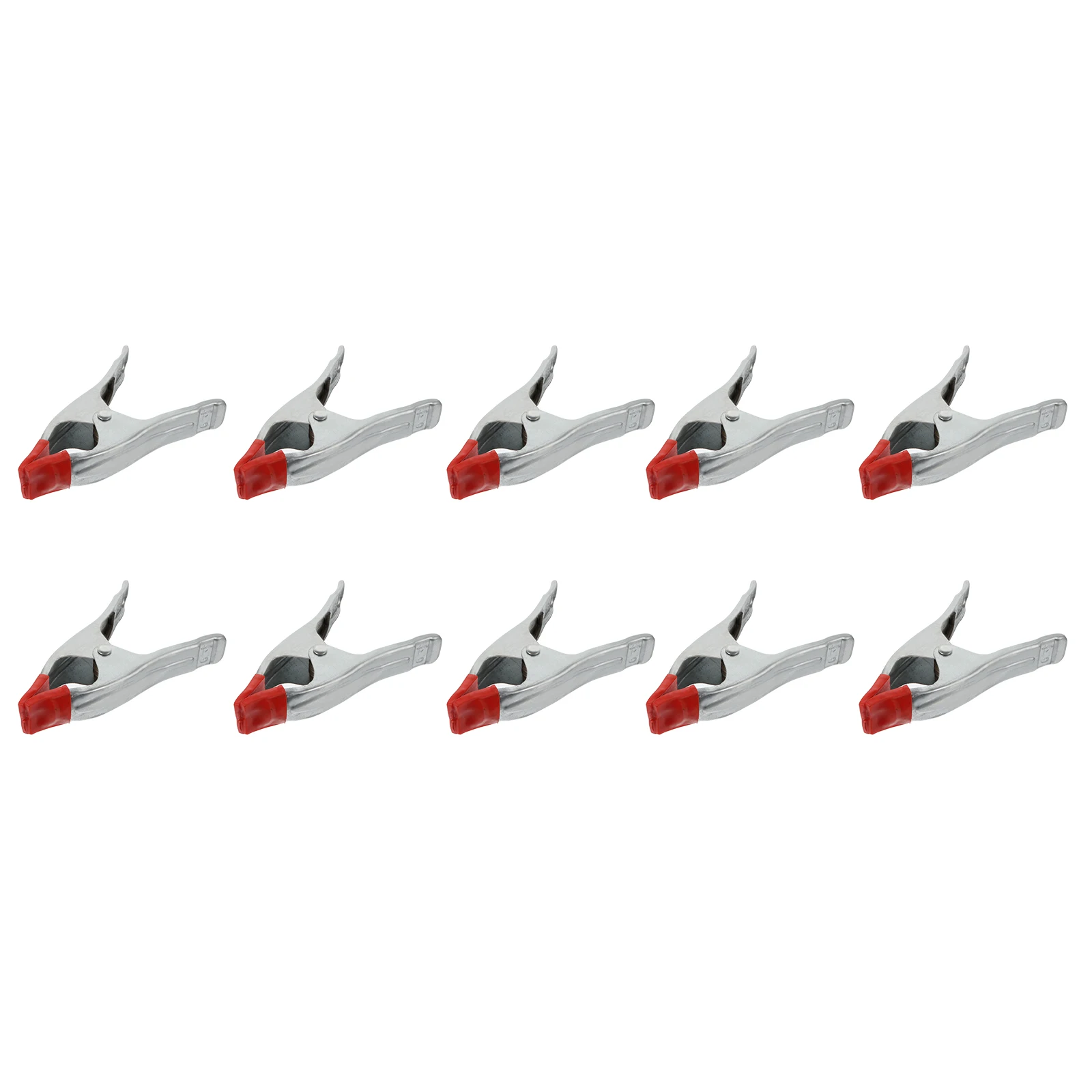 

Thickened A shaped Clips 10pcs Silver Iron Woodworking Carpentry Spring Heavy Duty High Grip Power Ideal Securing Stalls