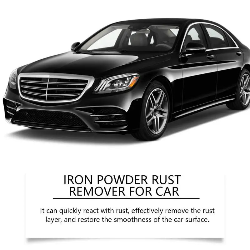 Iron Remover Car Detailing Powerful Rust Stain Remover Iron Remover Spray Gentle Metal Rust Remover Automobile Rust Remover For