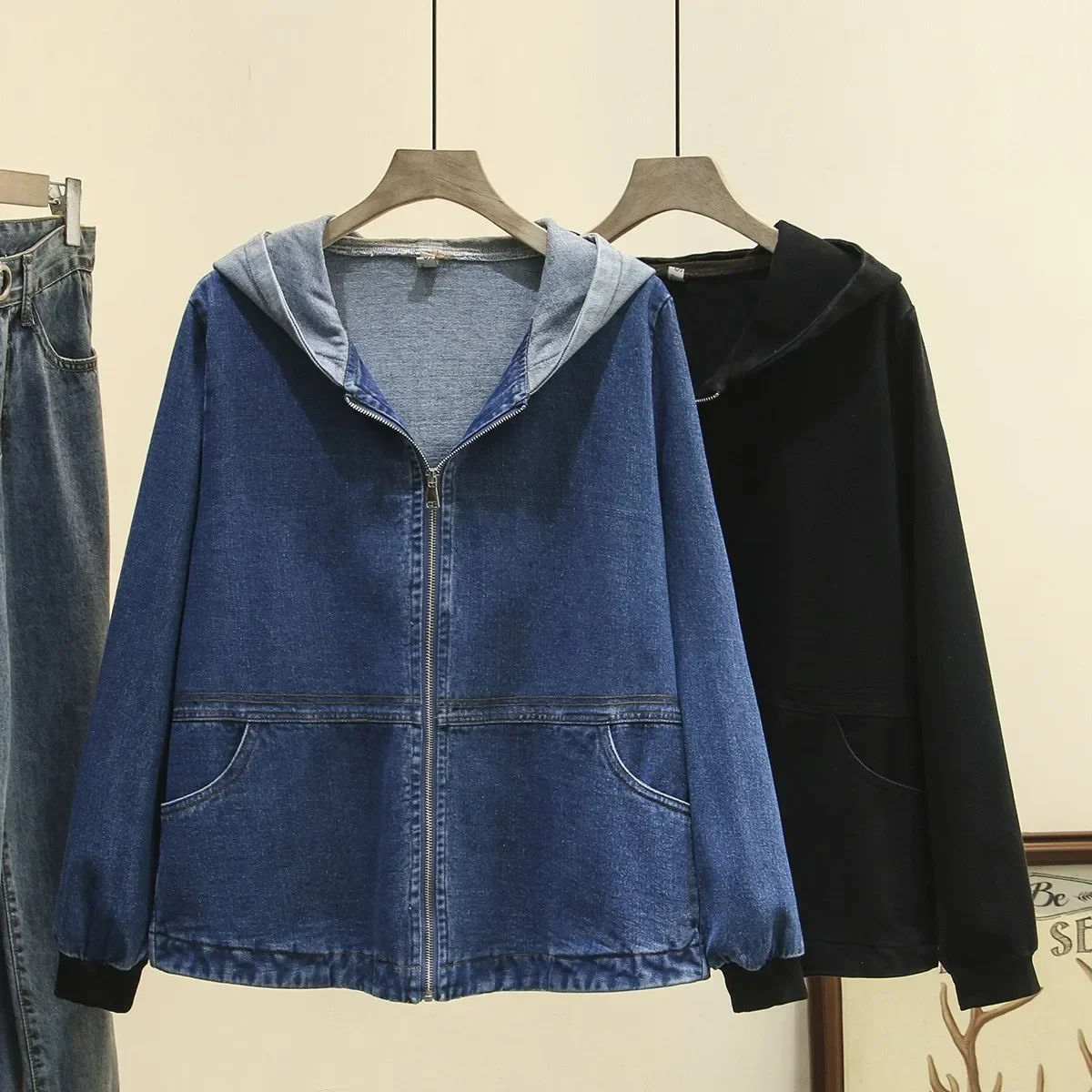 Primavera nuovo stile coreano giacca di jeans di grandi dimensioni cappotti larghi da donna per donna giacca di jeans giacche di jeans da donna