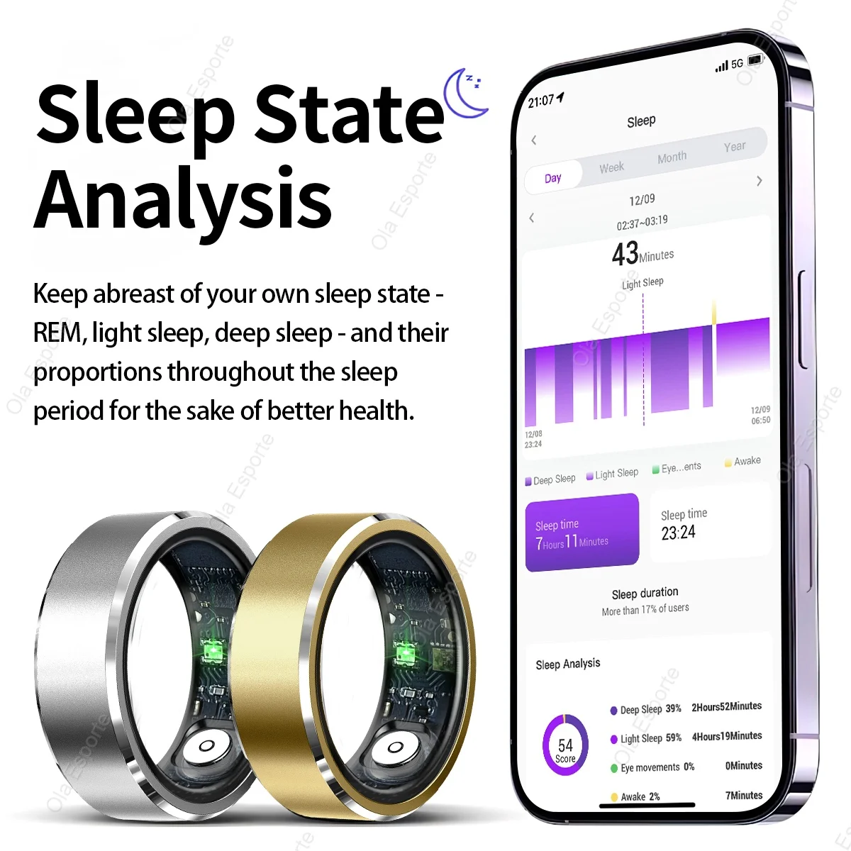 2025 New Smart Ring Men Women Heart Rate Blood Oxygen Monitoring Rings Multi Sport Modes Sleep Ring IP68 Waterproof Smart Ring
