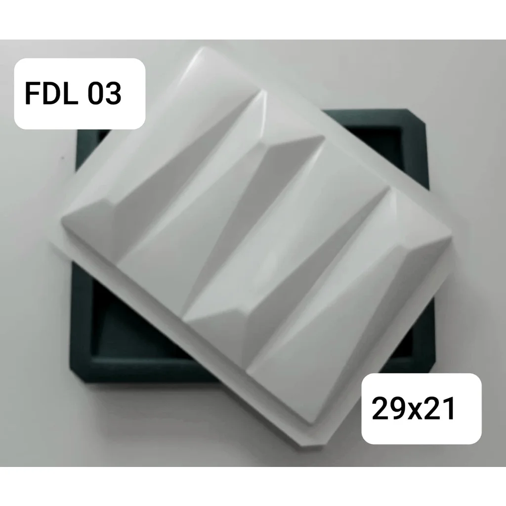 Shape Gypsum coating 3D wedge Mold COD: DDL 03 27x21 cm abs