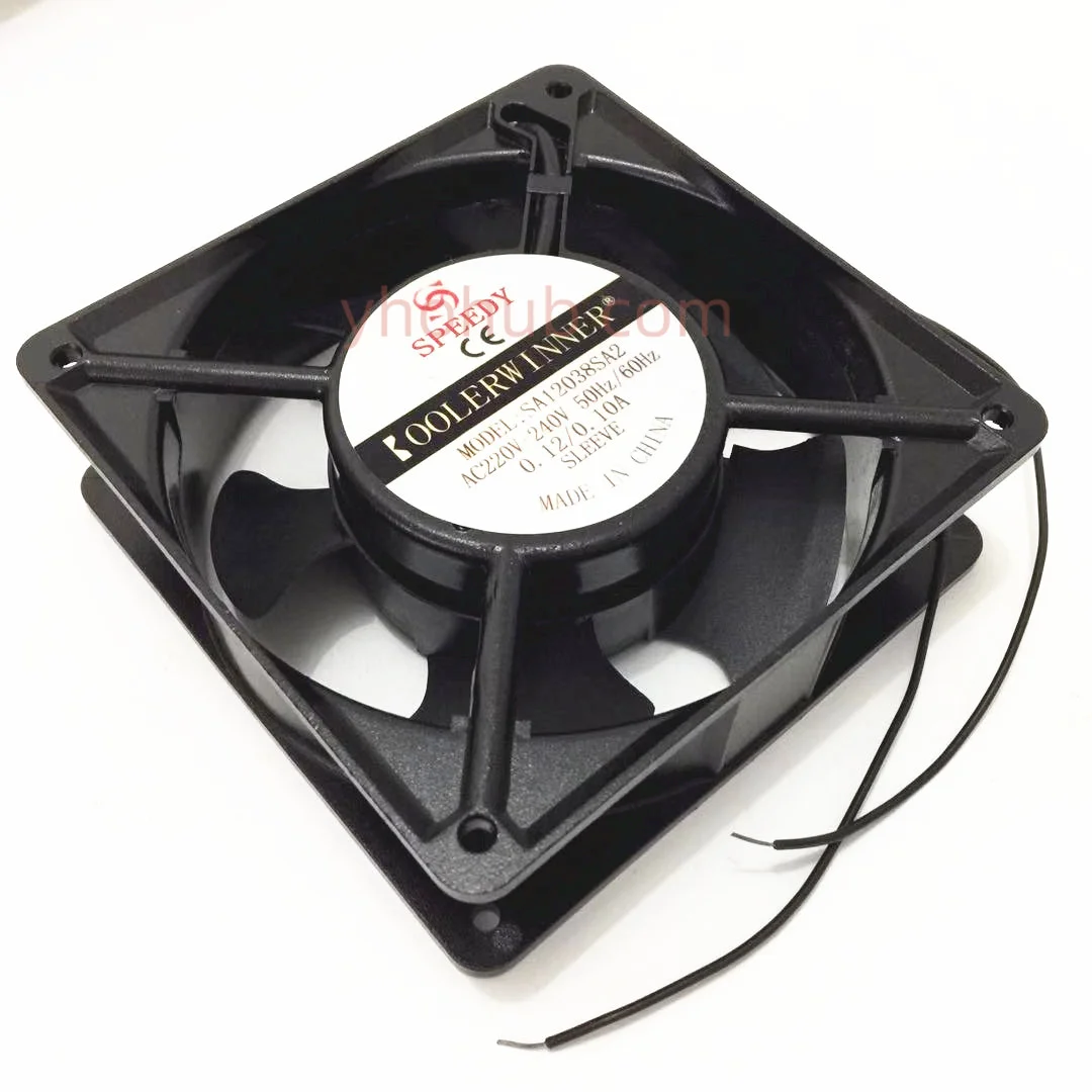 

SPEEDY SA12038SA2 AC 240V 0.1A 120x120x38mm 2-wire Server Cooling Fan