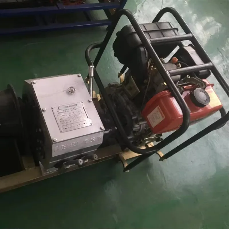 

Cable Pulling Winch Machine Petrol Winch Electric Winch