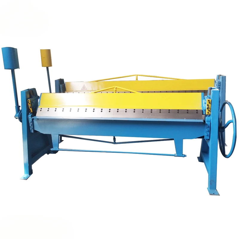 hand folder manual metal sheet folding press brake machine