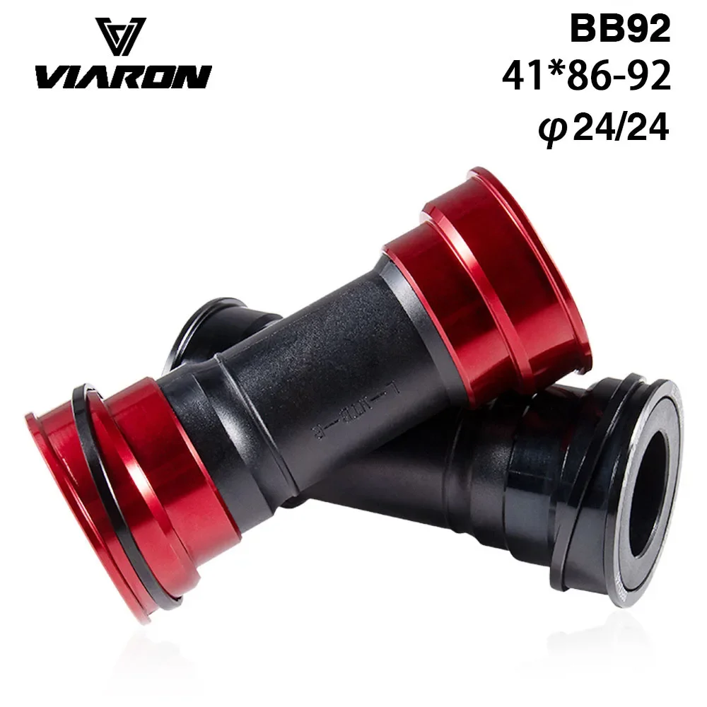 Bicycle Bottom Bracket BB92 MTB Mountain Road bike Aluminum alloy Press Fit in BB 24/24mm fits 86-92mm CrankSet