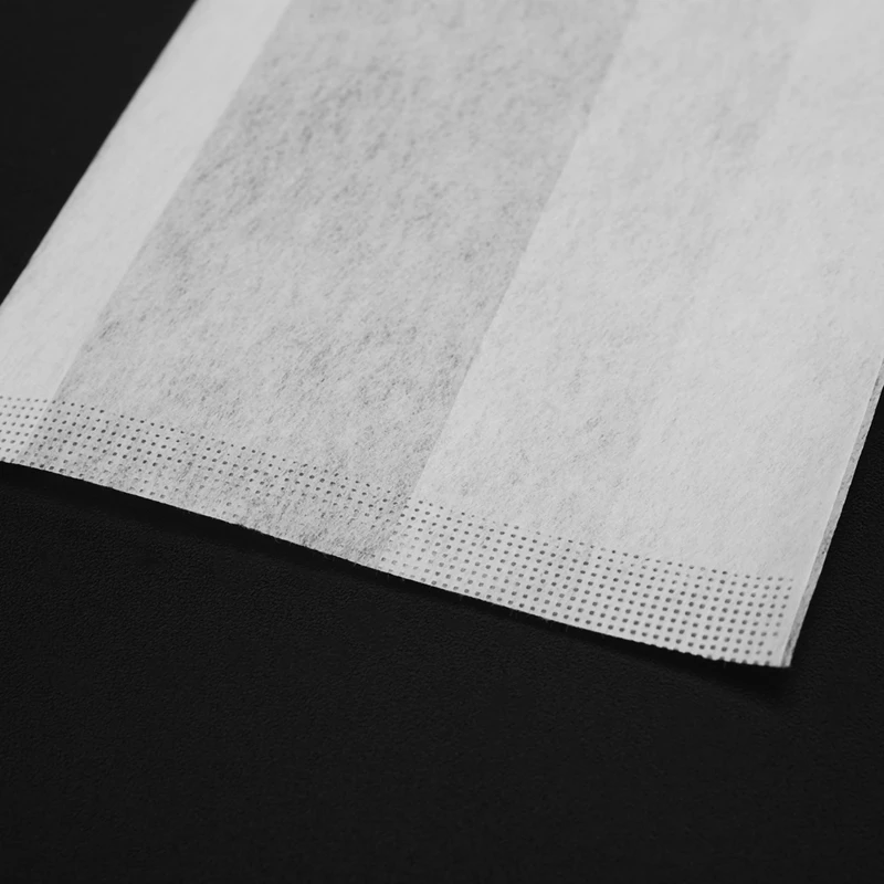 500 Pz/Sacchetto di tè pieghevole in fibra di mais naturale ecologico Filtro per tè biodegradabile Sacchetto filtro per tè alle erbe 7 X 10 cm