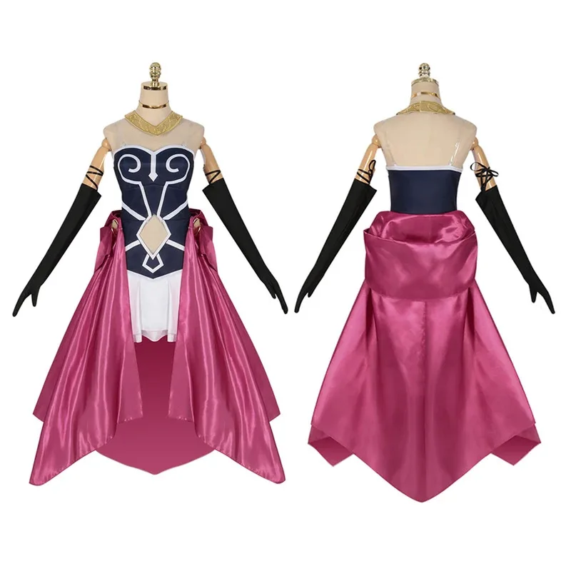 

Аниме Аура Косплей Костюм Frieren Beyond Journey End Маскировочное Платье Полный Комплект Женская Карнавальная Вечеринка Одежда Для Ролевых Игр