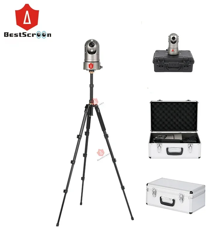 2026 Portable 30x Optical Zoom 2MP 4G Wifi & GPS Outdoor Dome PTZ IP Camera With Battery and Suitcase