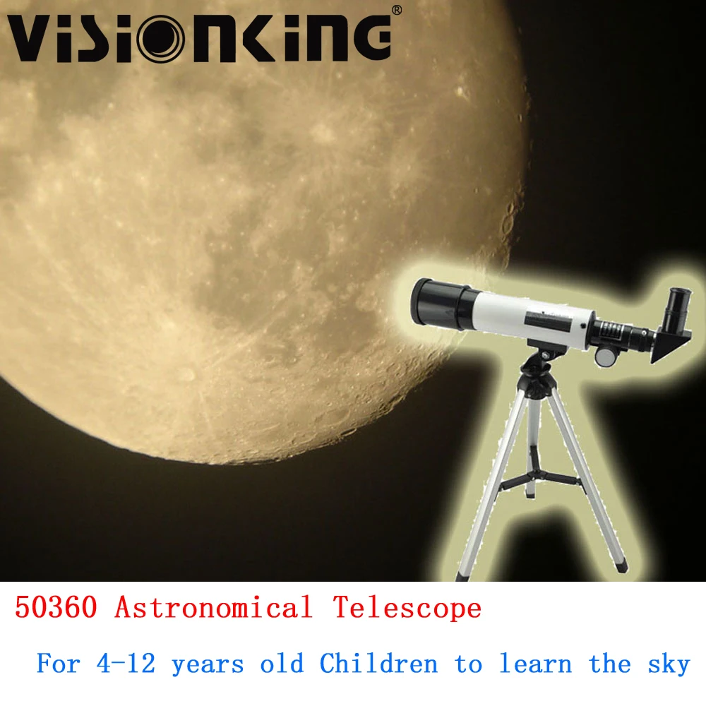 Visionking Compact 50360 dzieci monokularowy teleskop astronomiczny 18-90x powiększenie profesjonalna astronomia dzieci prezent dla studentów