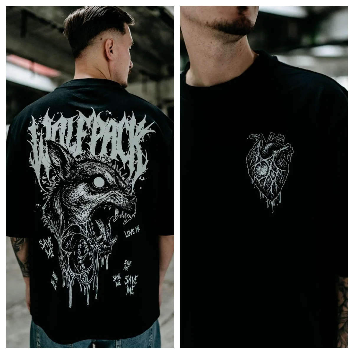 ABYSS HOUND OVERSIZED Retro Tattoo Art Style Summer Casual T-Shirt Men's and Women's Luxury Brand