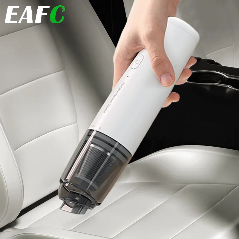 EAFC 8000Pa Portable Wireless Car Vacuum Cleaner Home Car Dual-purpose High Power Charging Handheld Powerful Vacuum Cleaner