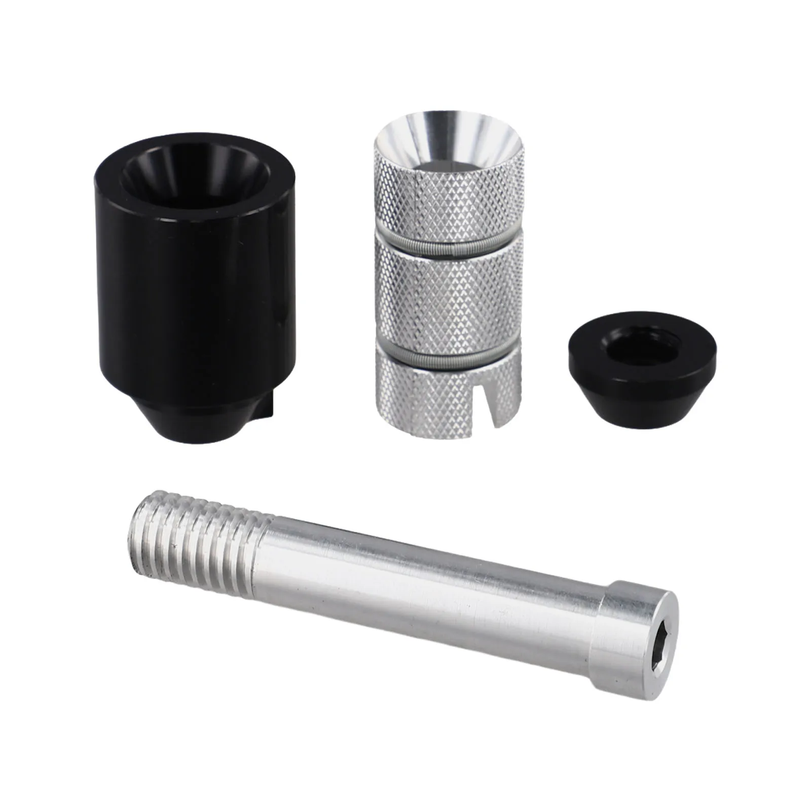 Lightweight Aluminum Fork Shaft Riser Extender for Bicycle Stem Height Adjustment Up to 50mm for Comfortable Riding Posture