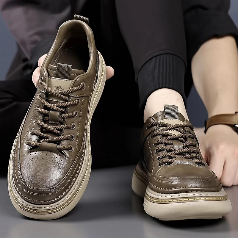 

Men's New casual board shoes Comfortable high-quality classic style Walking or leisure streets Hot selling shoes Thick soled